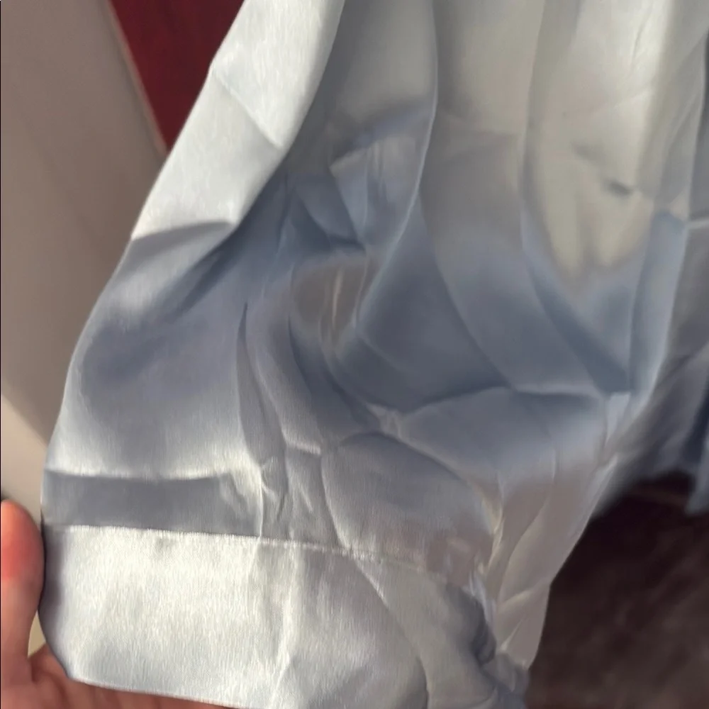 Women's Light Blue Kimono Jacket - Picture 4 of 5